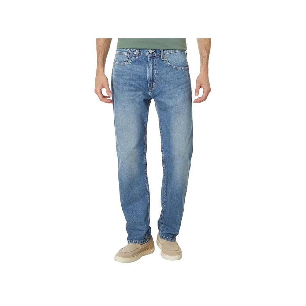 Men's Levi's 505 Regular Fit Straight Leg Jeans Blue Denim 36x30 New With Tags‎